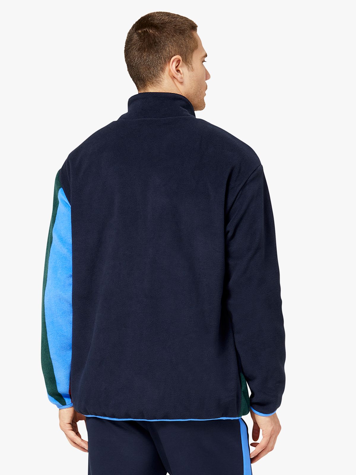 New Balance Men's Hoops Classic Court Sherpa Blue Jacket