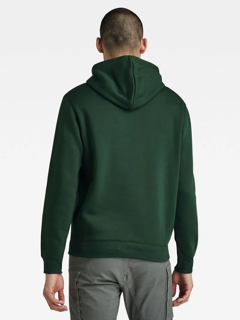 G-Star Mens Premium Core Green Hoodie