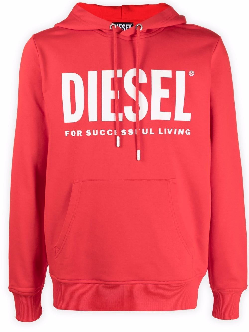 DIESEL LOGO PRINTED HOODIE