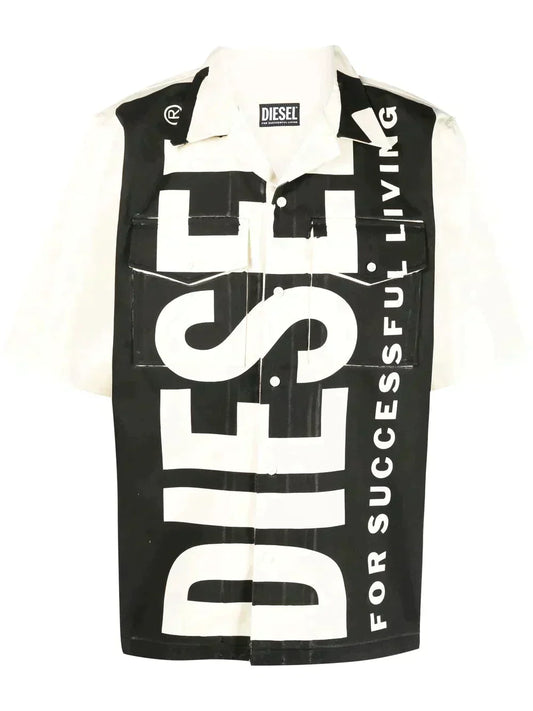 Diesel S-Mac-22 logo-print shirt