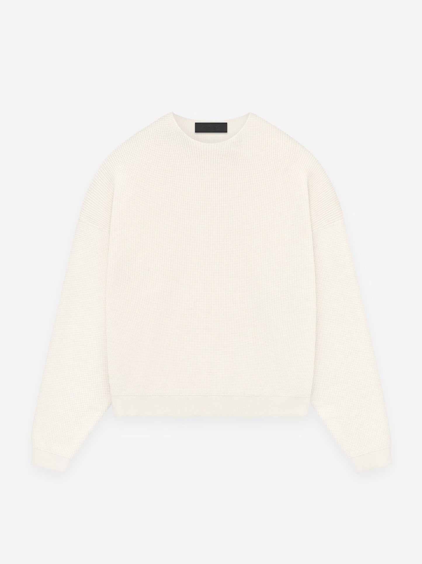 Waffle Crewneck Sweater