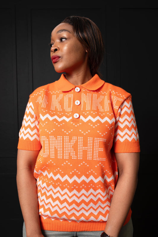 Konkhe 14 Limited edition Orange unisex knitted Golfers