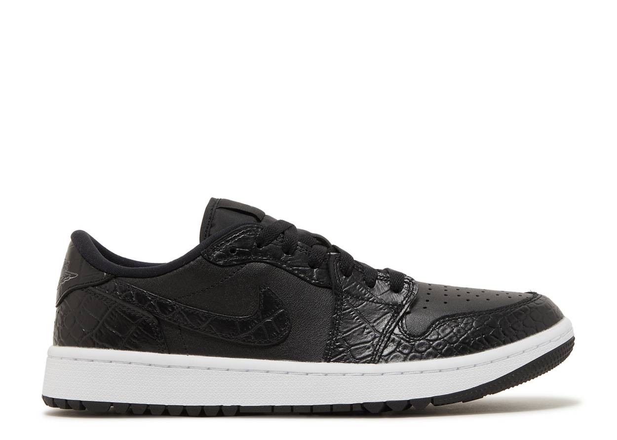 AIR JORDAN 1 LOW GOLF 'BLACK CROCODILE'