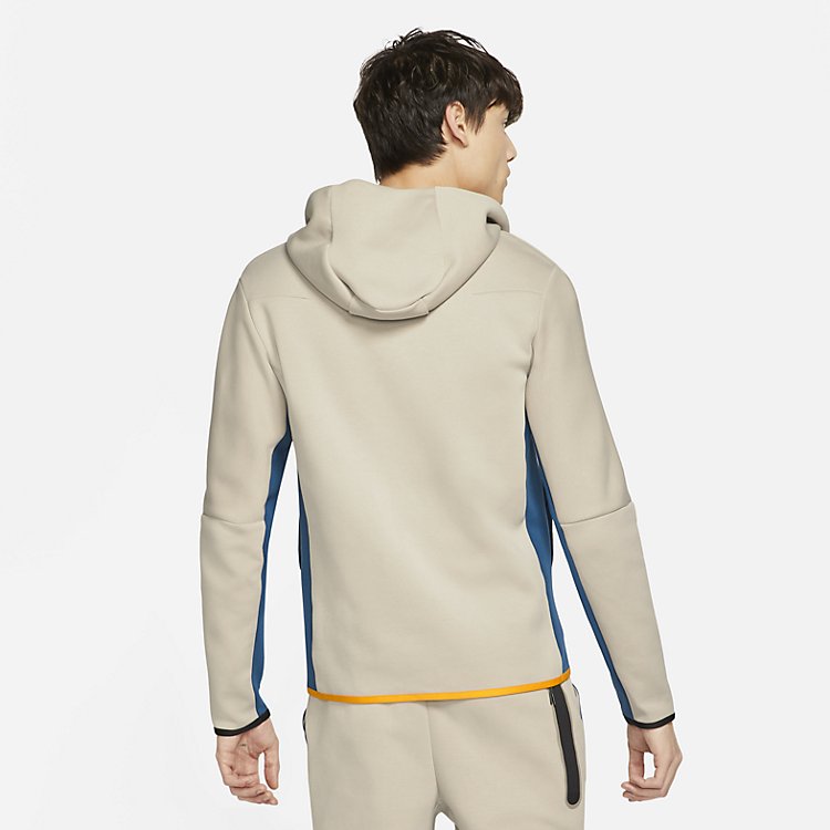 Nike Tech Fleece Full-Zip Hoodie 'Cream Court Blue' CU4489-236