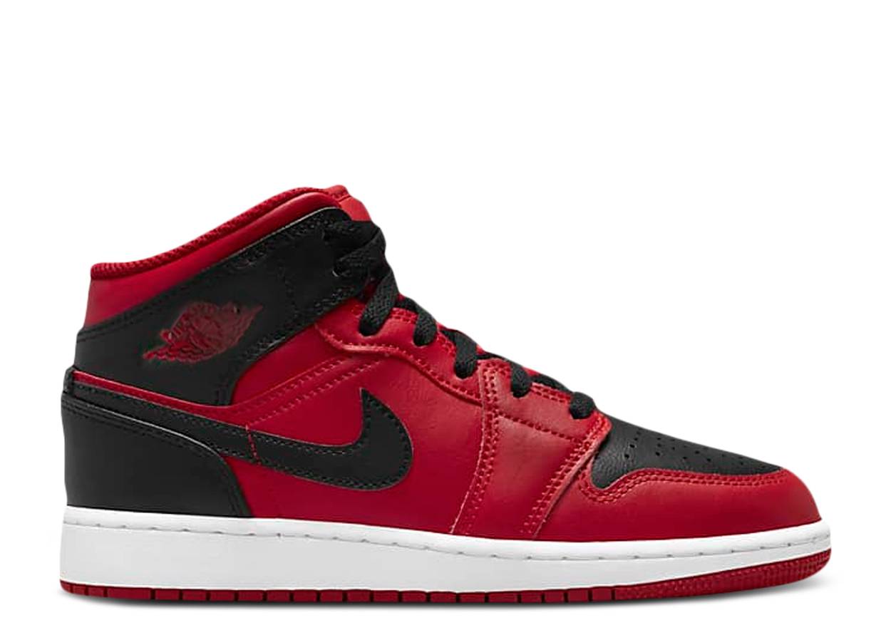 AIR JORDAN 1 MID 'REVERSE BRED' GS