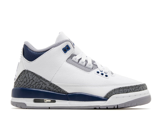 AIR JORDAN 3 RETRO 'MIDNIGHT NAVY' GS