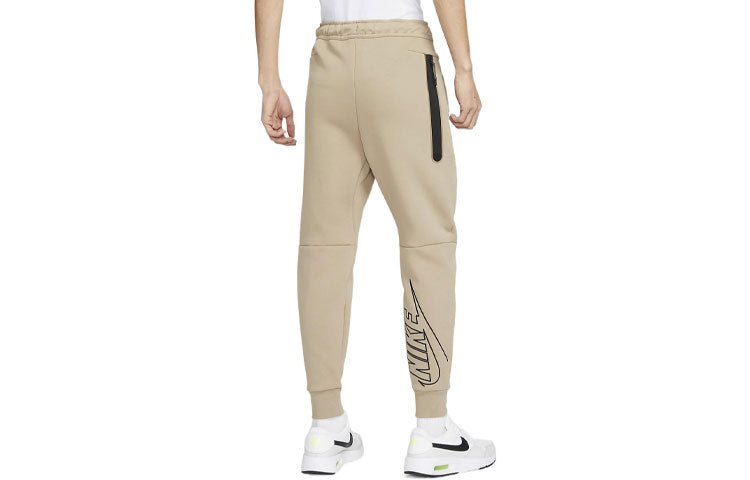 Nike Tech Fleece Graphic Joggers 'Khaki' DX0582-247