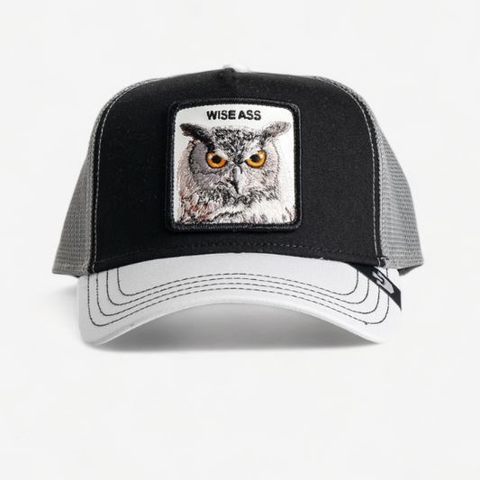 THE V2 OWL TRUCKER - BLACK / WHITE