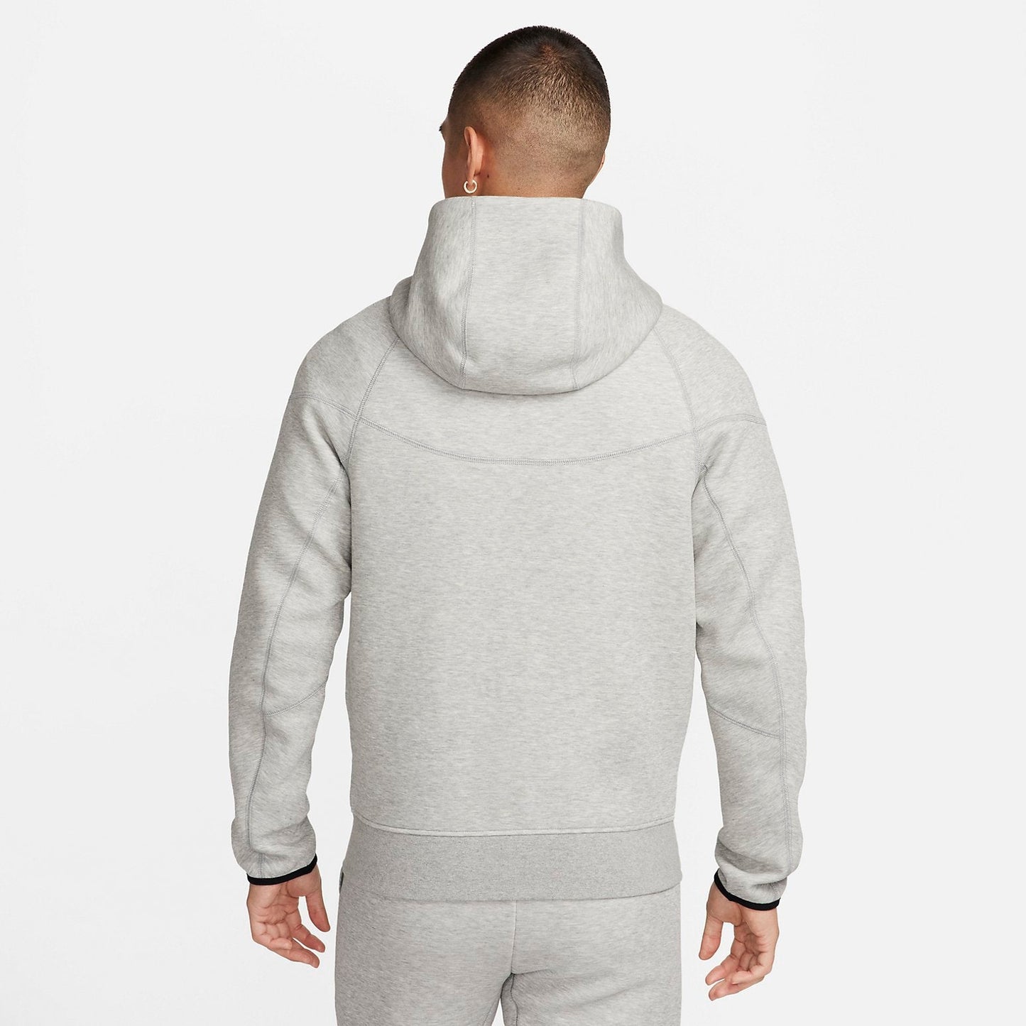 Nike Sportswear Tech Fleece Zipper Hooded Jacket 'Grey' FB7922-063