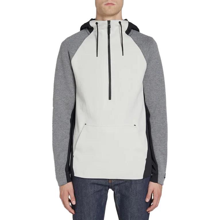 Nike Tech Fleece Half Zip Hoodie 'Light Bone Carbon Heather' 884892-072
