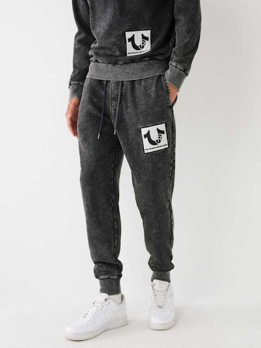True Religion Registered Classic Track Pants Classic Jet Black