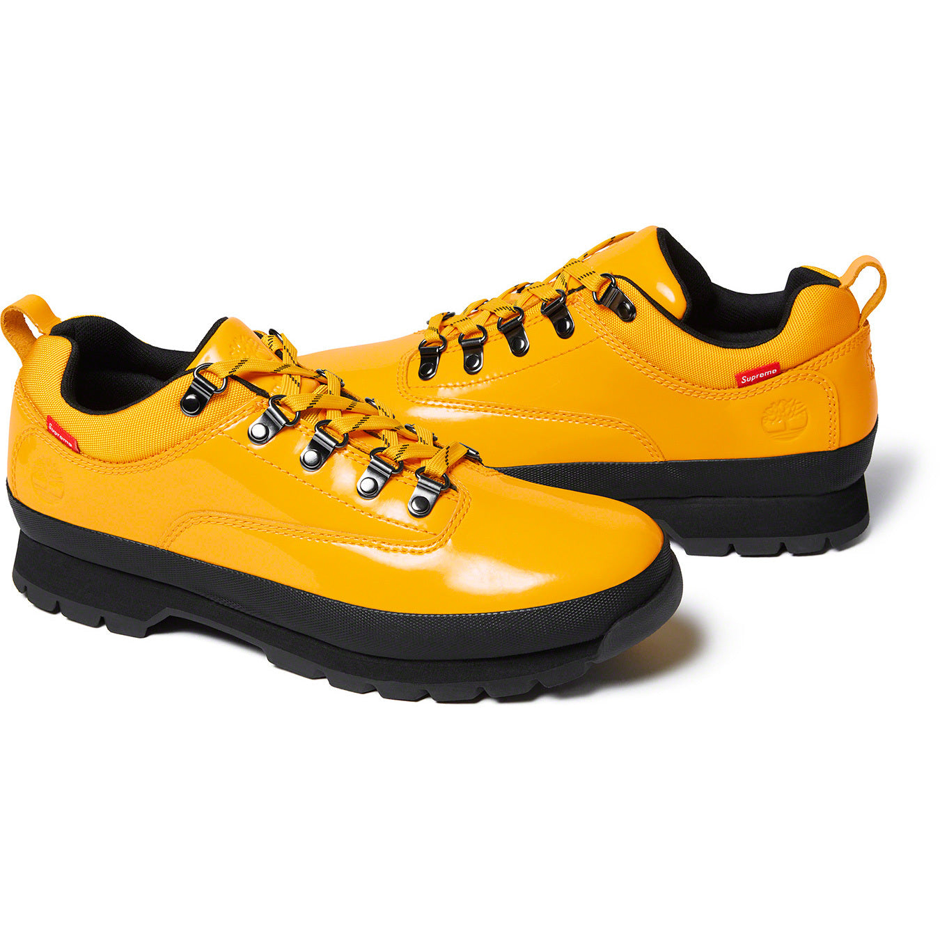 TIMBERLAND EURO HIKER LOW X SUPREME 'YELLOW BLACK'