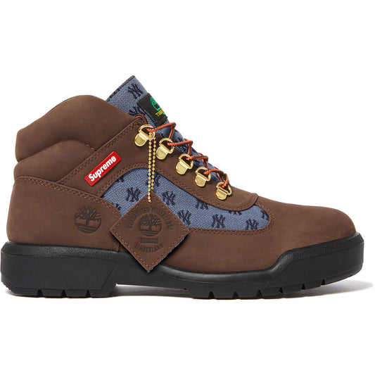 TIMBERLAND FIELD BOOT X SUPREME X NEW YORK YANKEES 'BROWN'