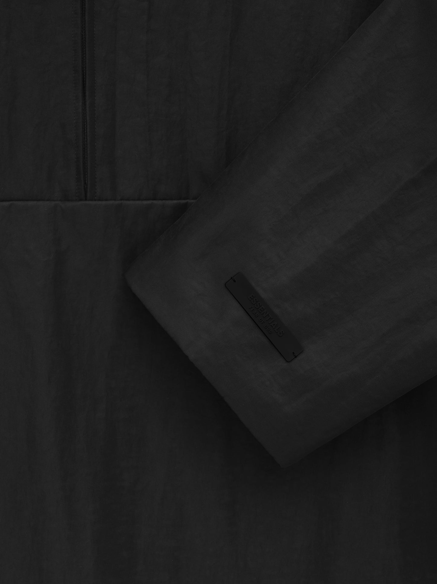 Textured Nylon Halfzip Pullover