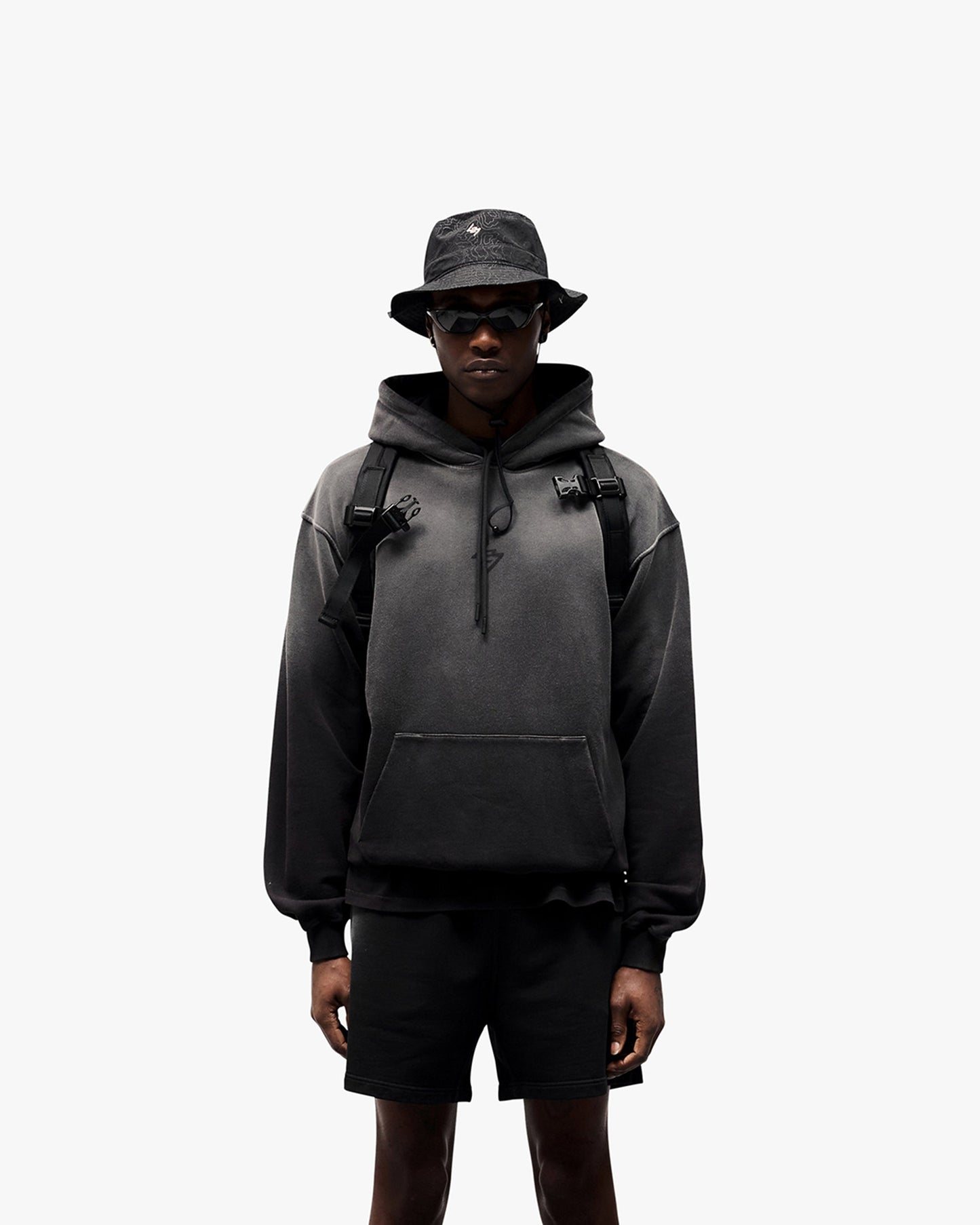 247 Motion Oversized Hoodie  - Black