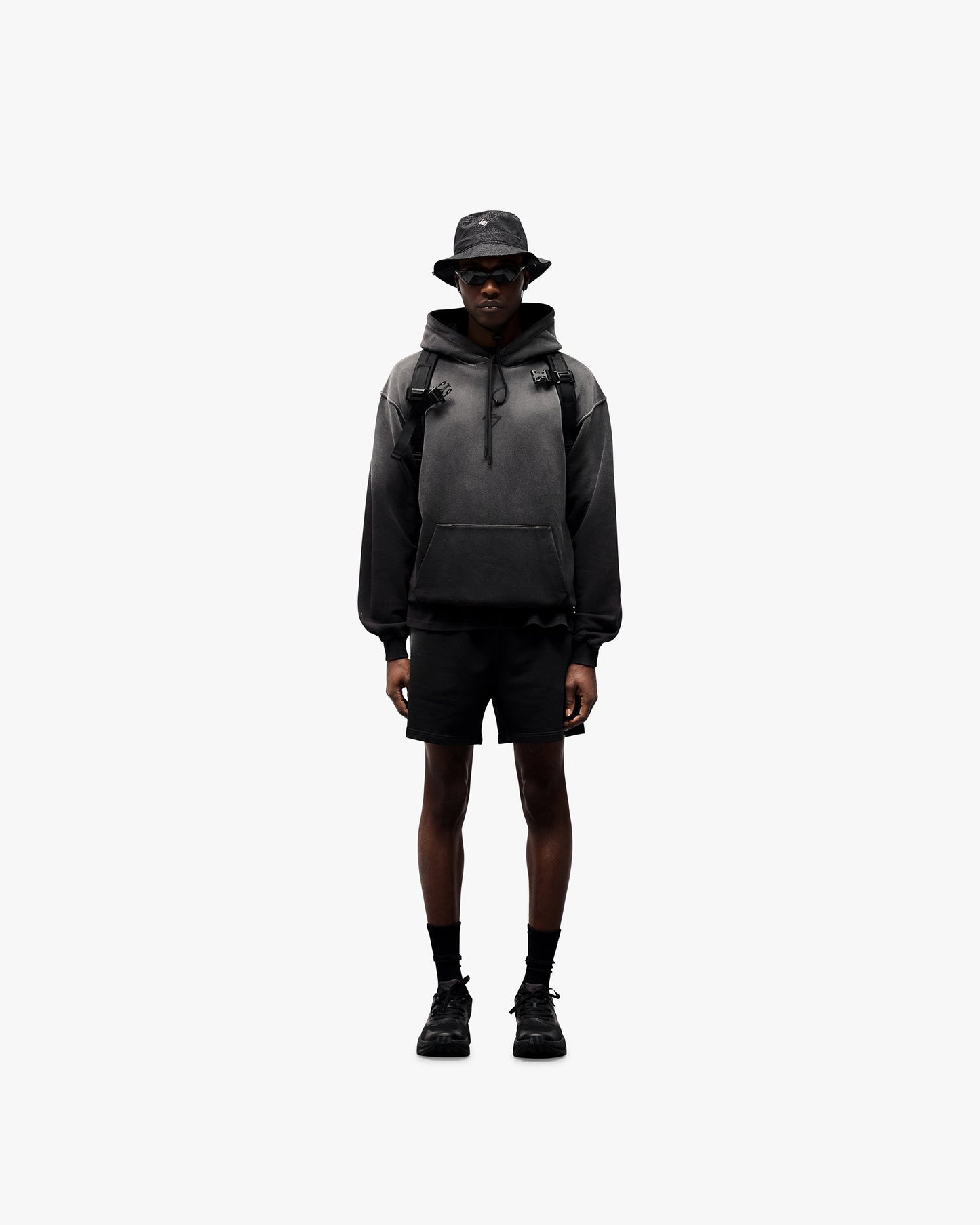 247 Motion Oversized Hoodie  - Black