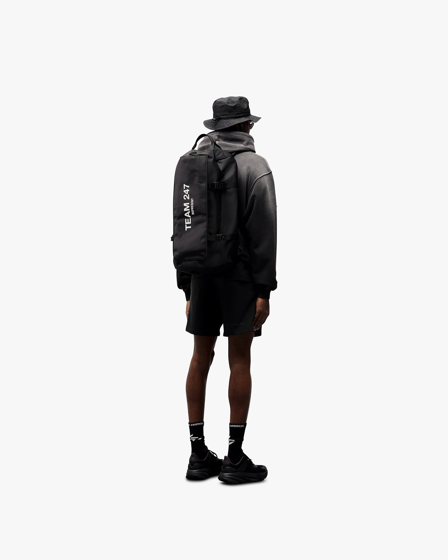 247 Motion Oversized Hoodie  - Black