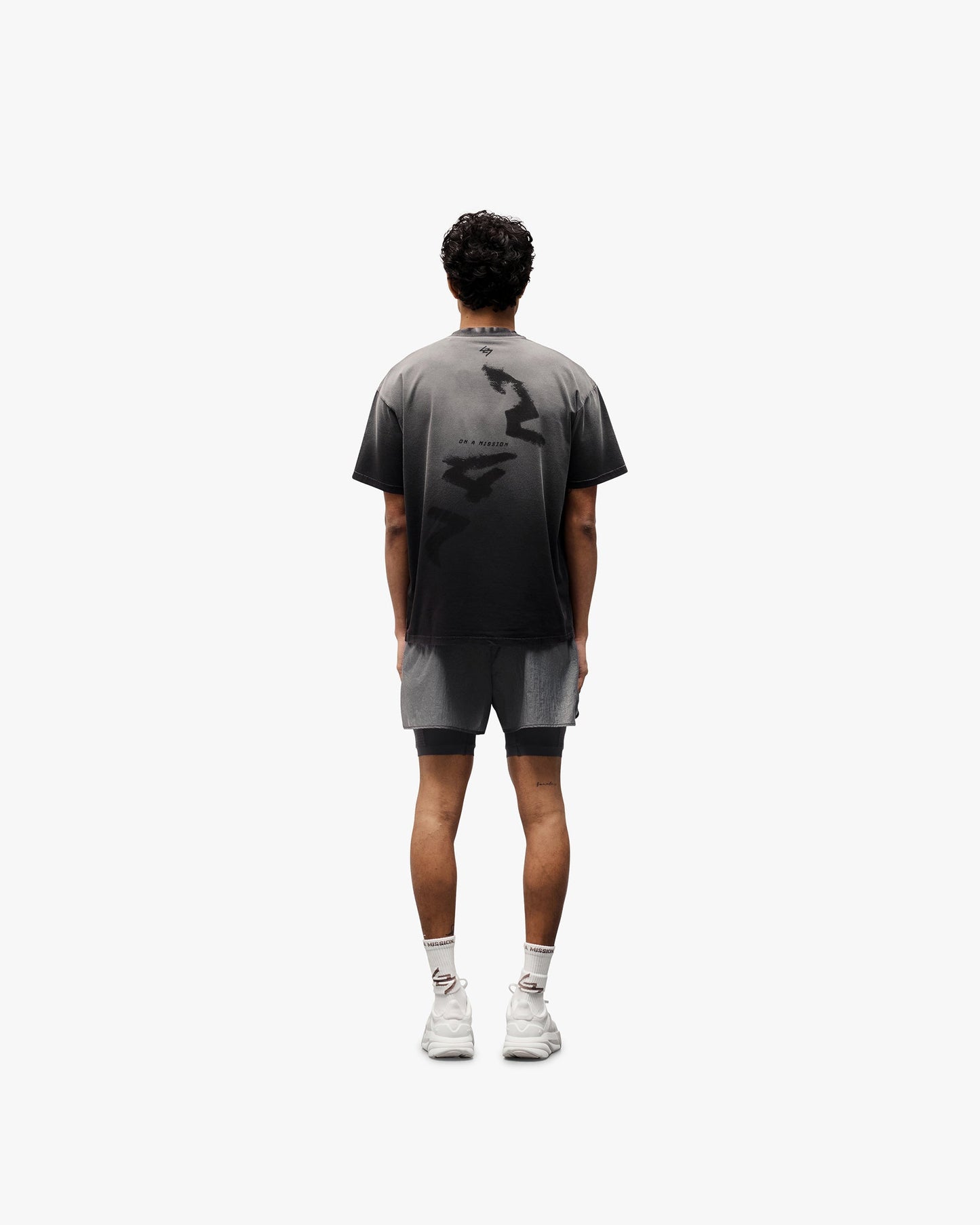 247 Motion Oversized T-Shirt - Aged Black
