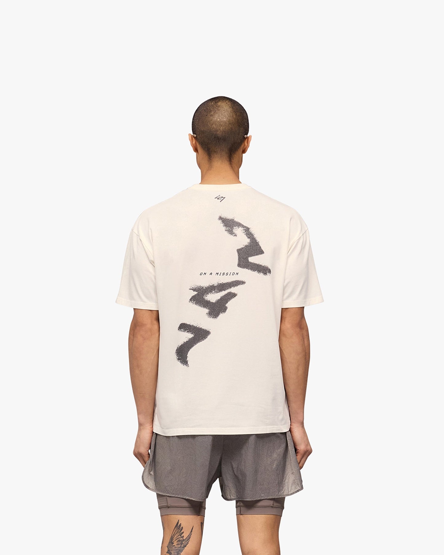 247 Motion Oversized T-Shirt - Flat White