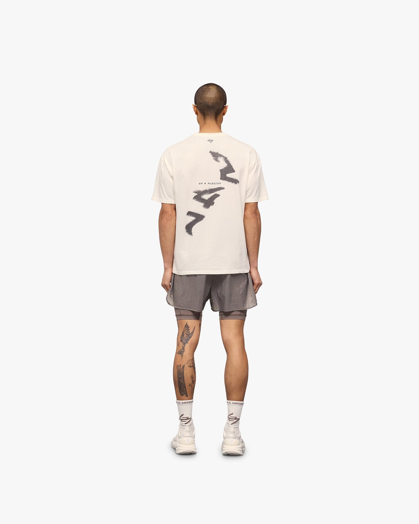 247 Motion Oversized T-Shirt - Flat White