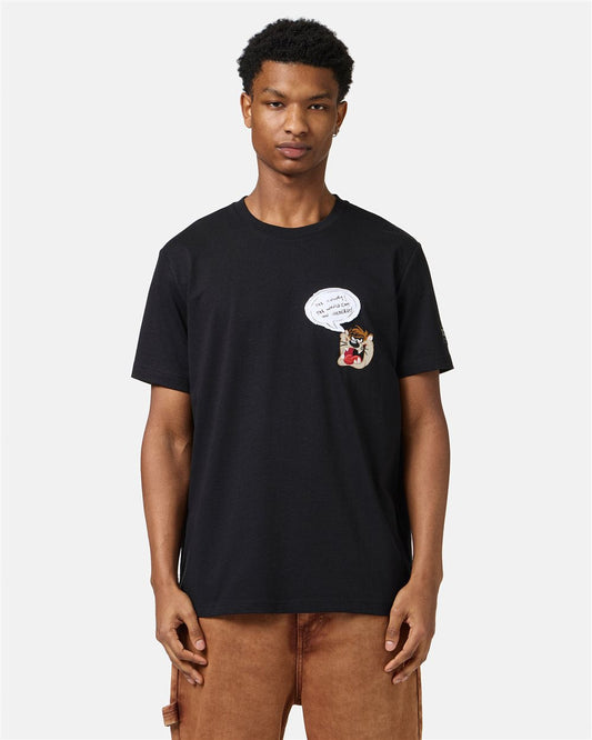 Iceberg Black Classic Regular Fit Cotton Jersey T-shirt