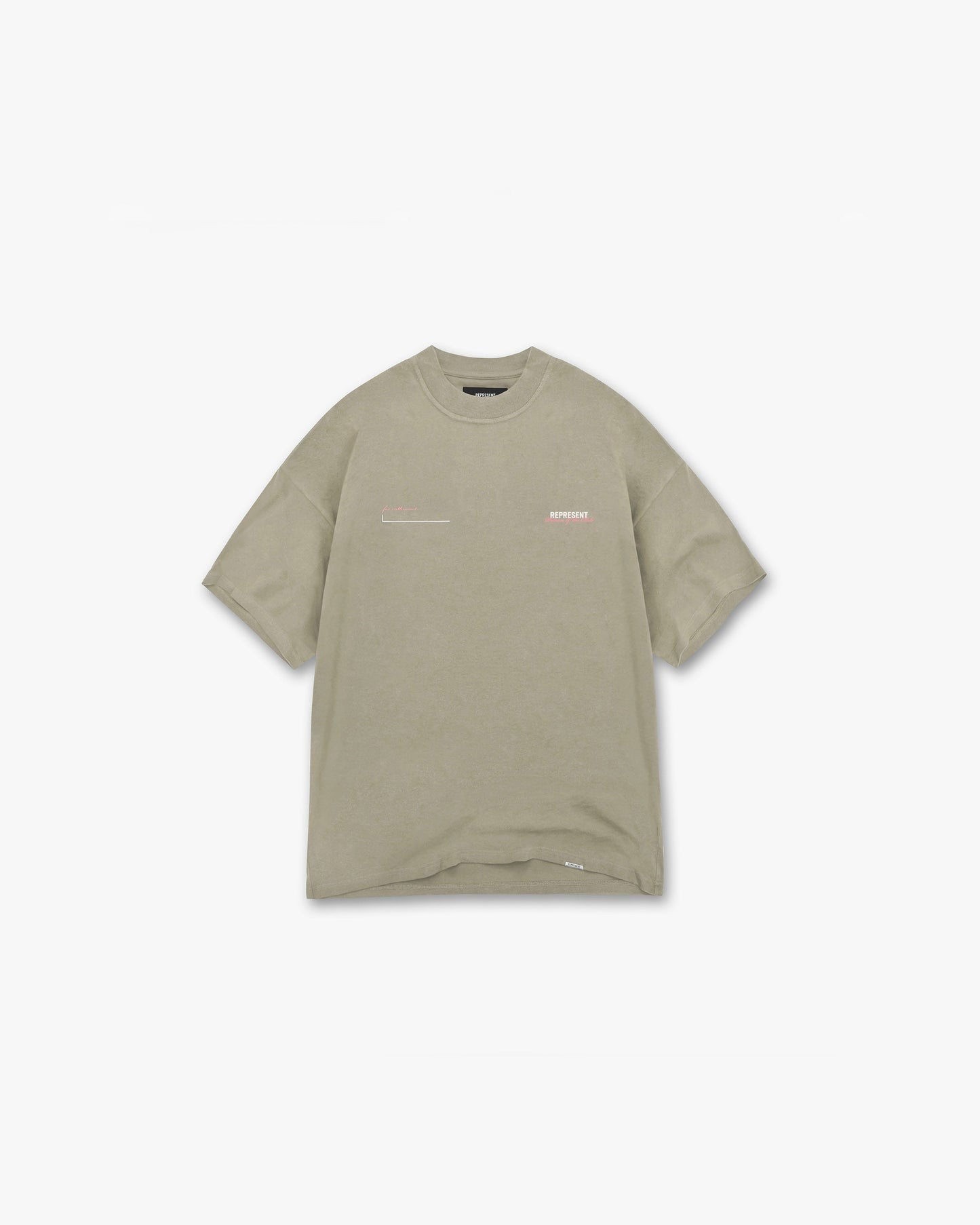 Patron Of The Club T-Shirt - Khaki Pink