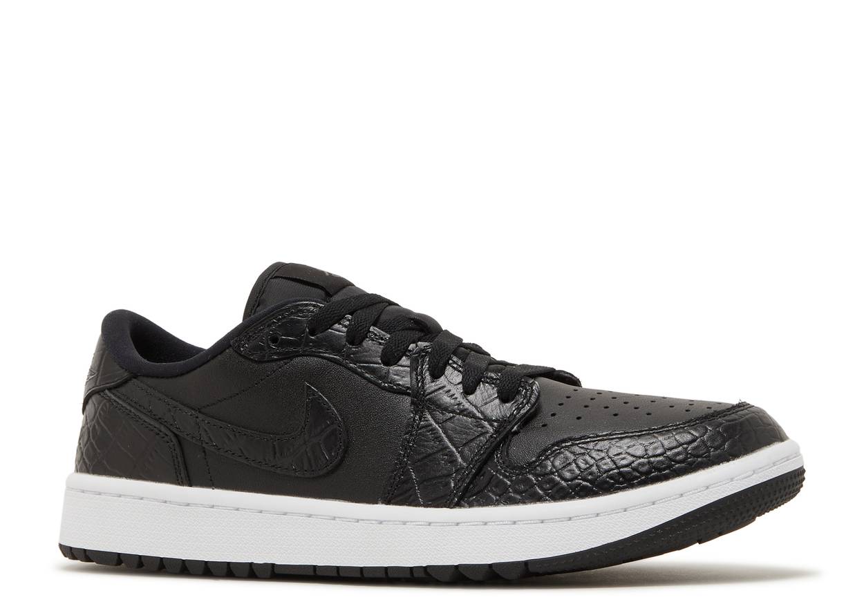 AIR JORDAN 1 LOW GOLF 'BLACK CROCODILE'