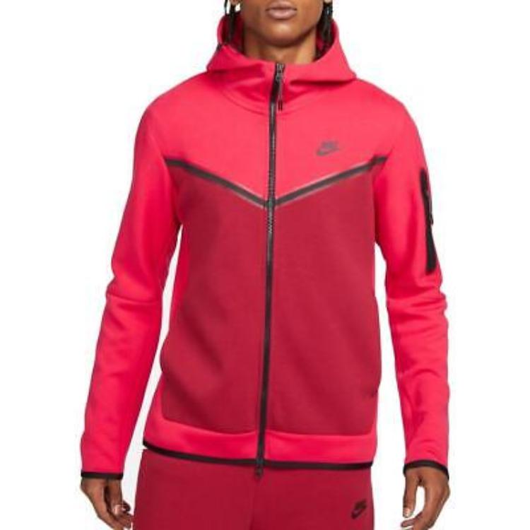 Nike Sportswear Tech Fleece Full-Zip Hoodie 'Very Berry' CU4489-643