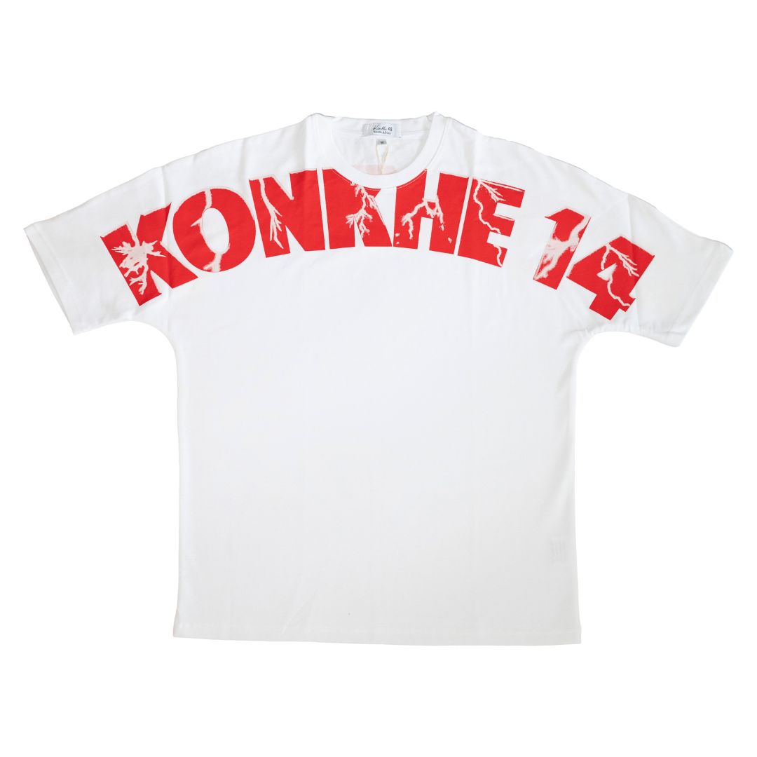 White konkhe 14 Branded oversized Unisex T-shirts