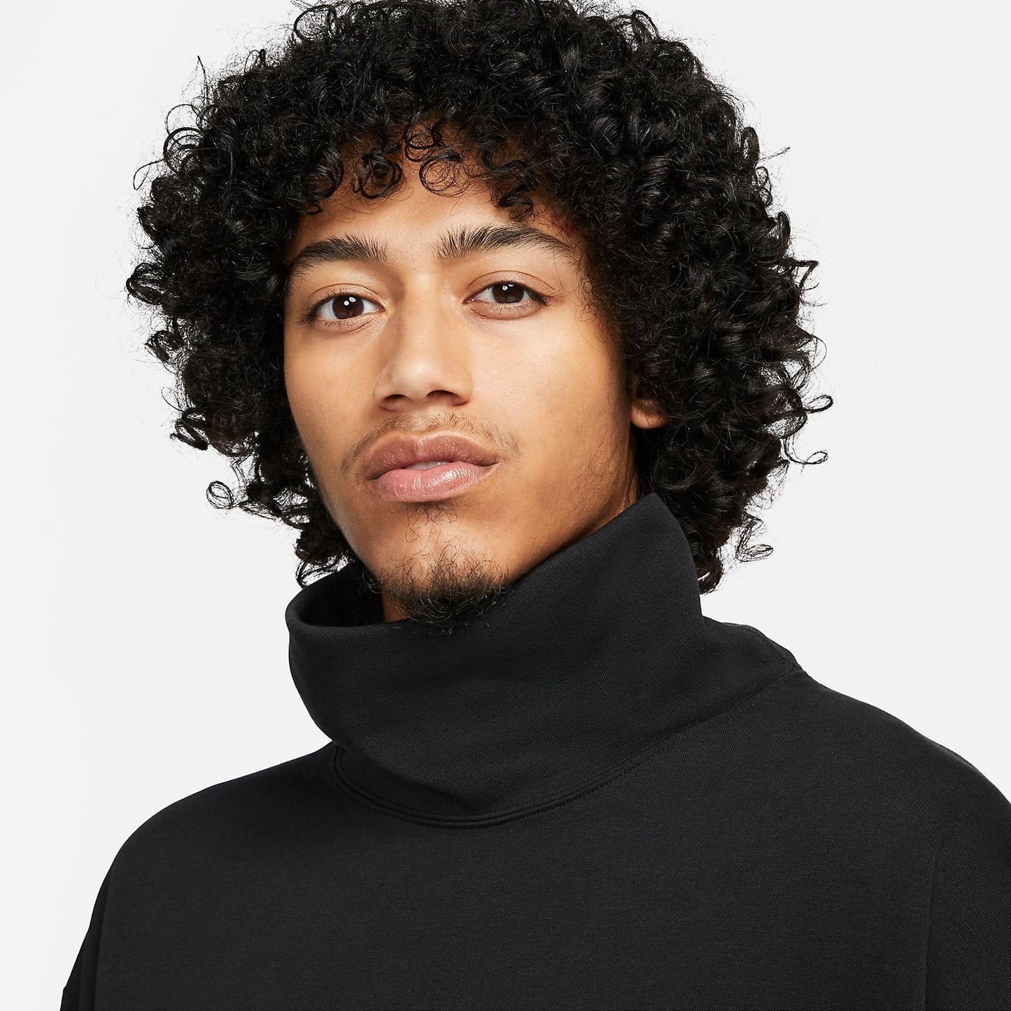 Nike Sportswear Tech Fleece Reimagined Oversized Turtleneck Sweatshirt 'Black' FB8170-010