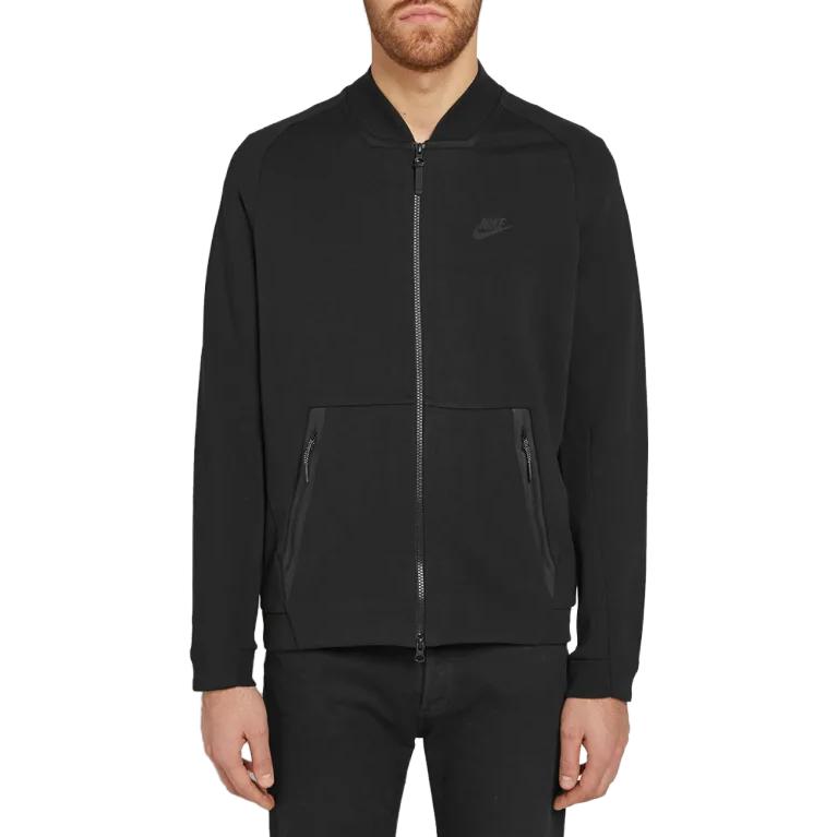 Nike Tech Fleece Varsity Jacket 'Black' 886617-011
