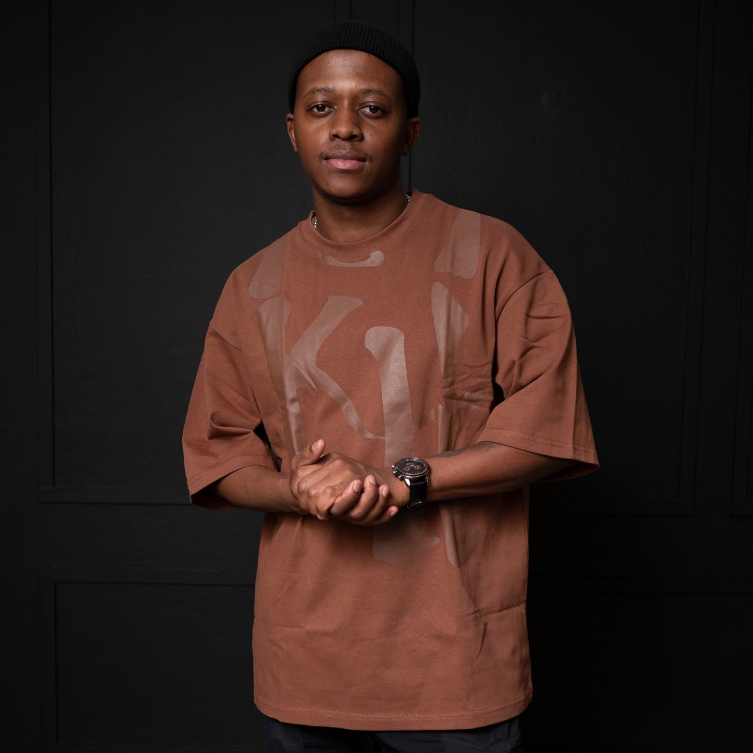 Brown on Brown Konkhe 14 Unisex oversized Premium T-shirts