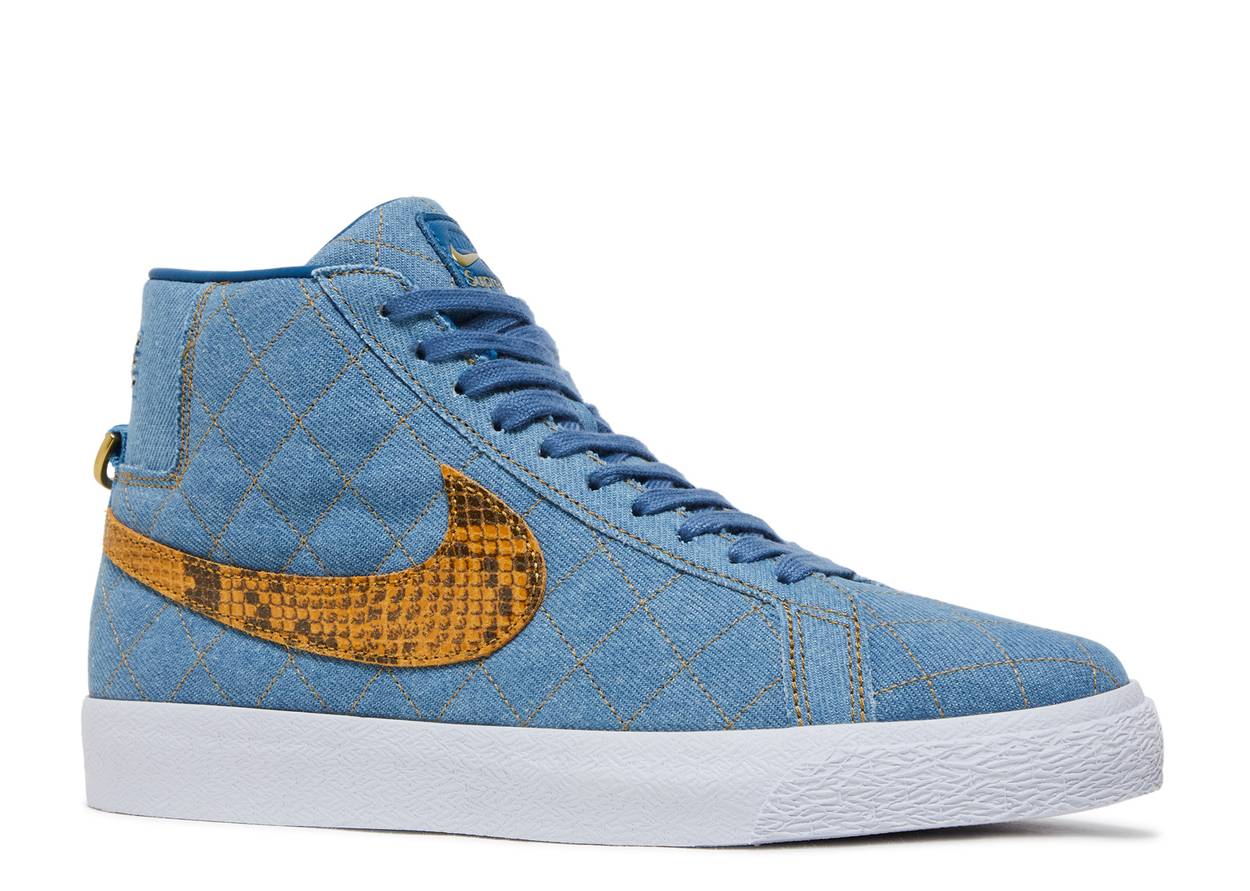 NIKE SB ZOOM BLAZER MID QS X SUPREME 'DENIM'