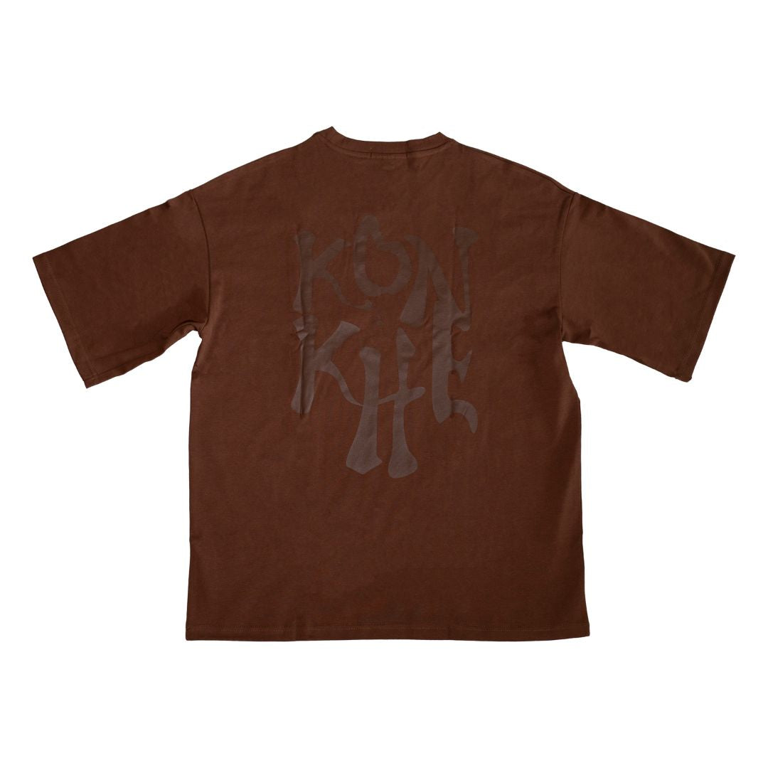 Brown on Brown Konkhe 14 Unisex oversized Premium T-shirts