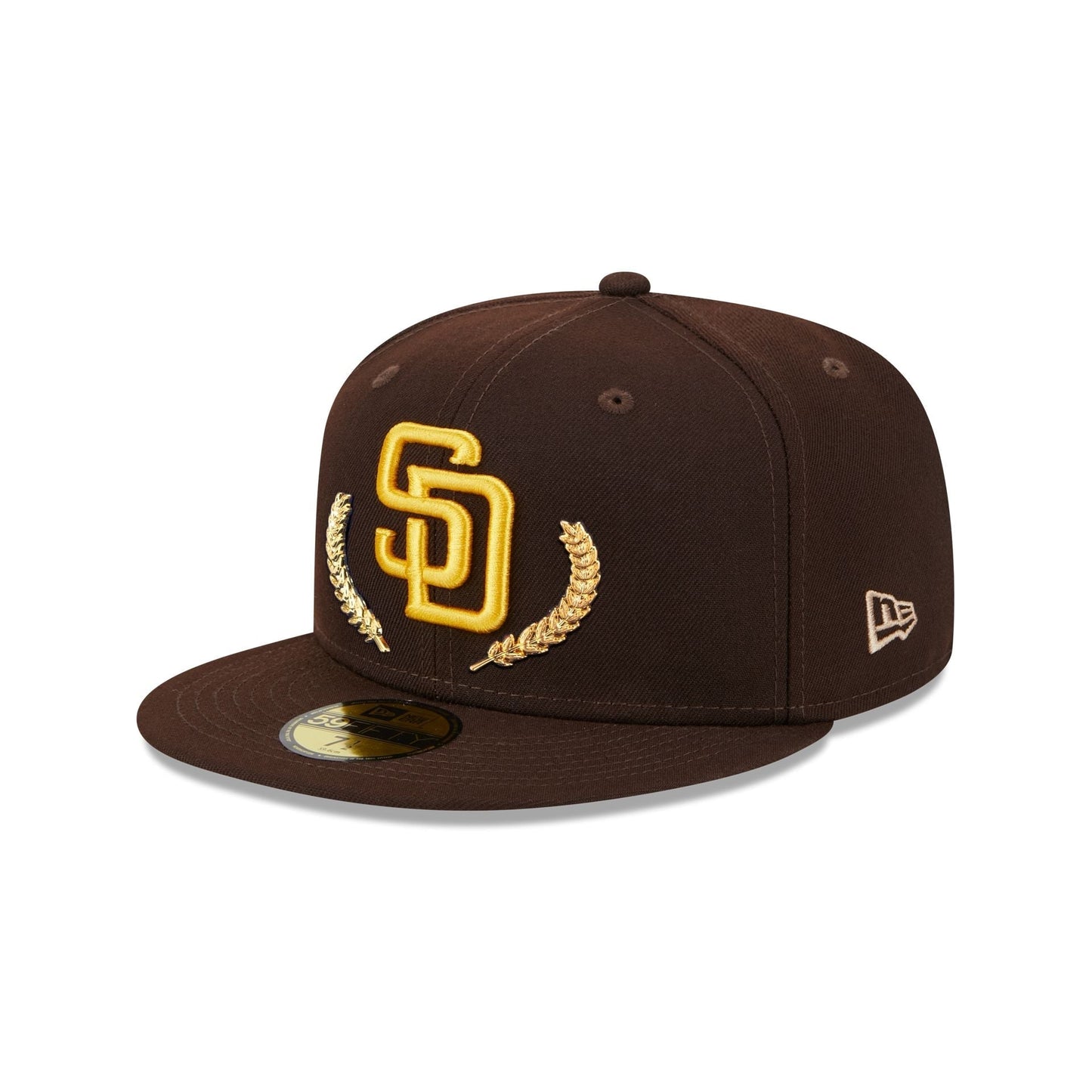 San Diego Padres Gold Leaf 59FIFTY Fitted Hat