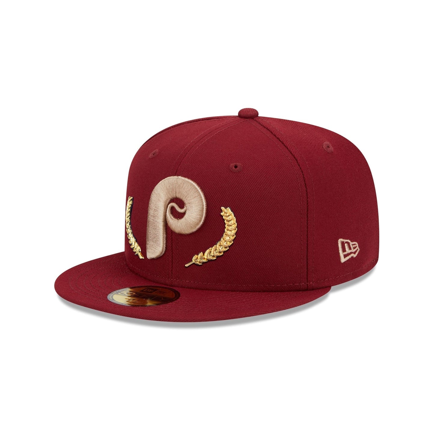 Philadelphia Phillies Gold Leaf 59FIFTY Fitted Hat