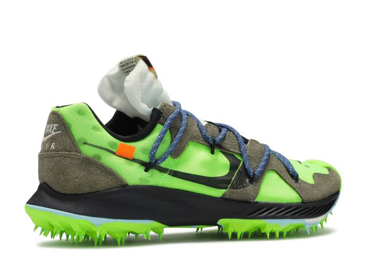 NIKE AIR ZOOM TERRA KIGER 5 X OFF-WHITE 'ATHLETE IN PROGRESS - ELECTRIC GREEN' WMNS
