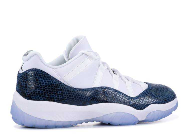 AIR JORDAN 11 RETRO LOW 'NAVY SNAKESKIN' 2019