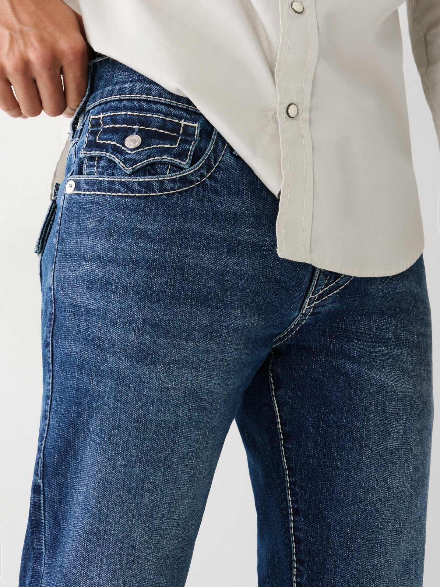 True Religion Rocco Jeans Big T Dark Roper Wash