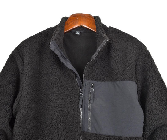 Men's Front Zipper Teddy Jacket