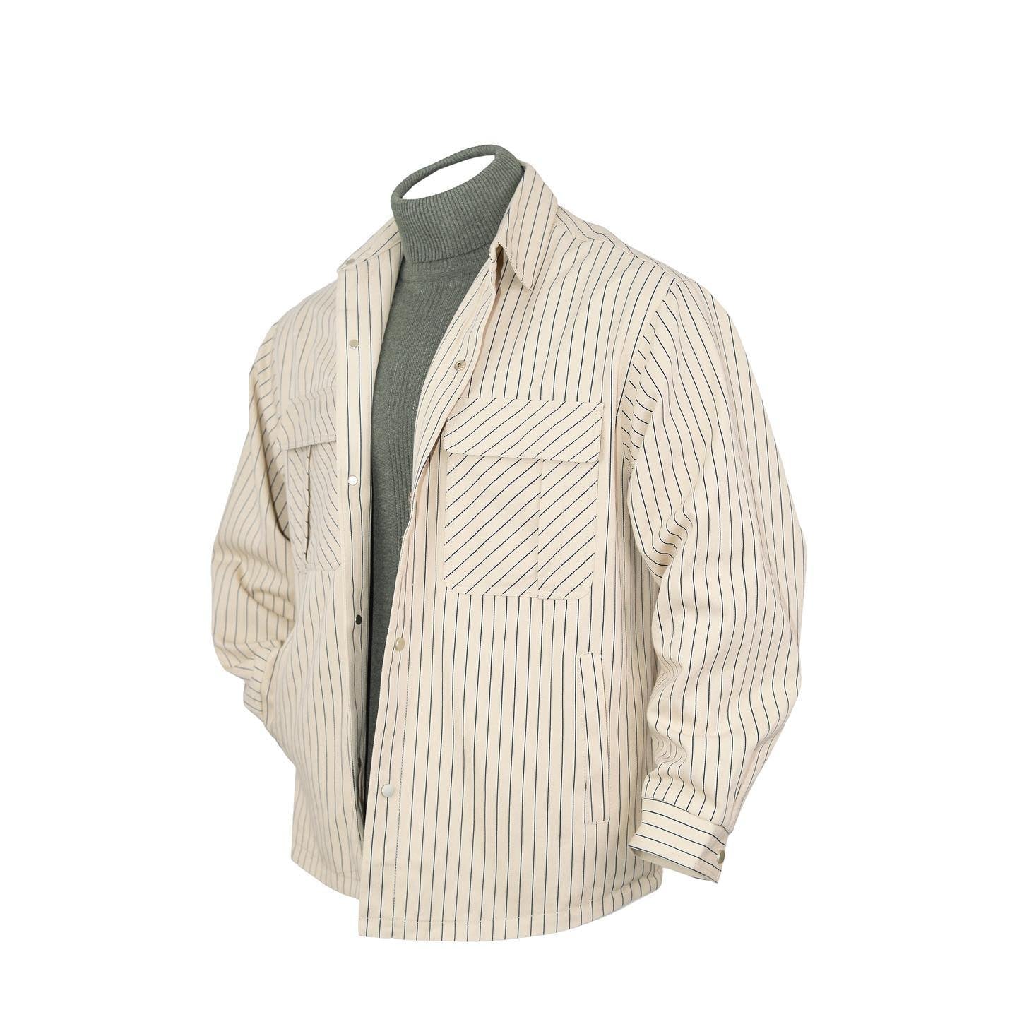 Men's Cream Winter Jacket