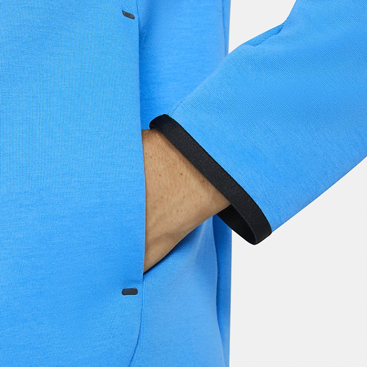 Nike Sportswear Tech Fleece Full-zip Hoodie 'Light Photo Blue' CU4489-435