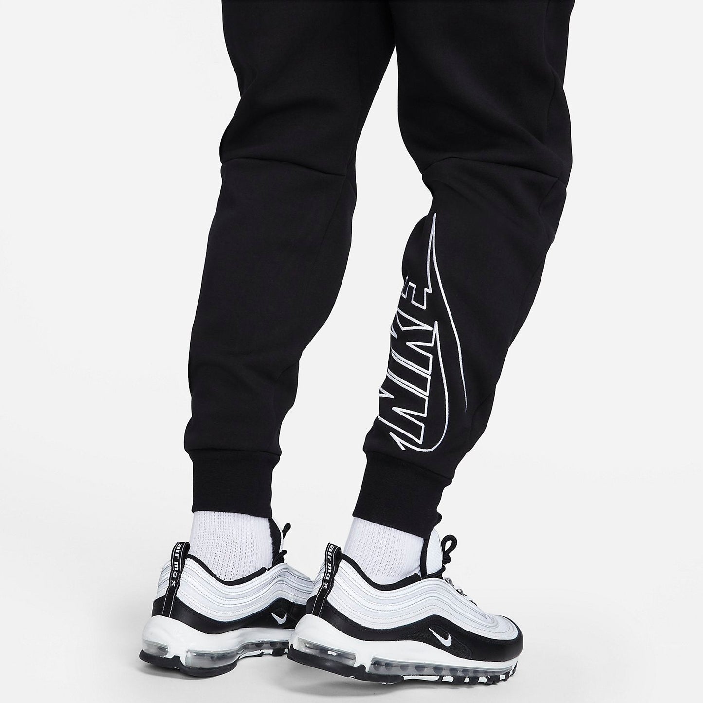 Nike Tech Fleece Men's Graphic Joggers 'Black' DX0581-010