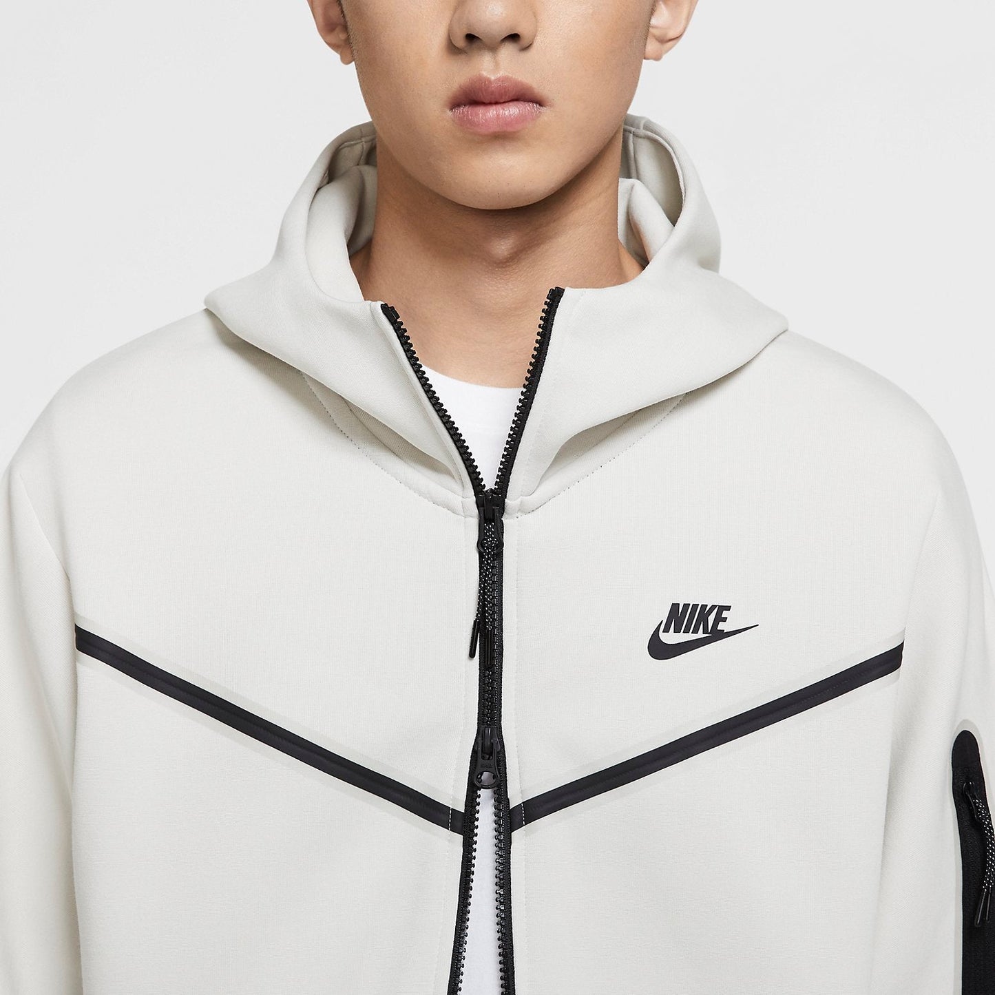 Nike Sportswear Tech Fleece Full-Zip Hoodie 'White' CU4490-072