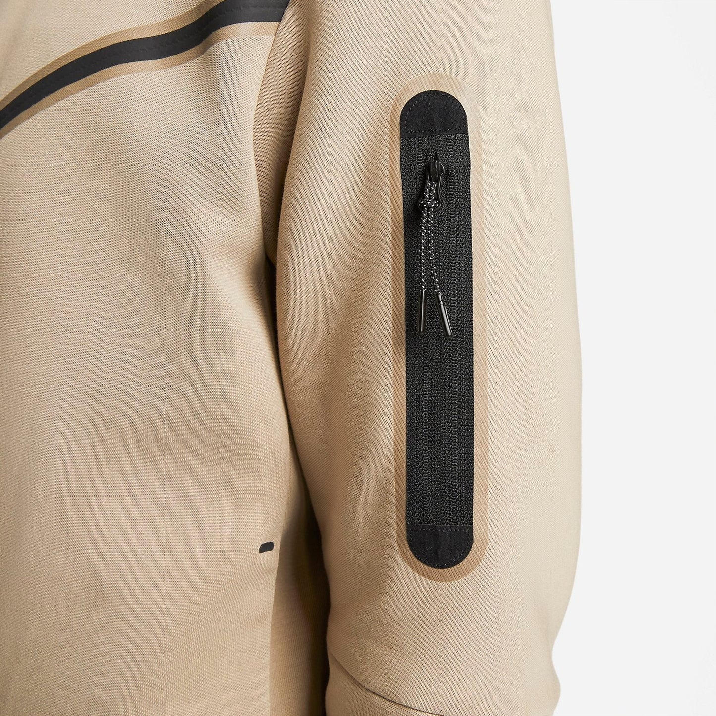 Nike Sportswear Tech Fleece Full-Zip Hoodie 'Khaki Black' CU4489-247