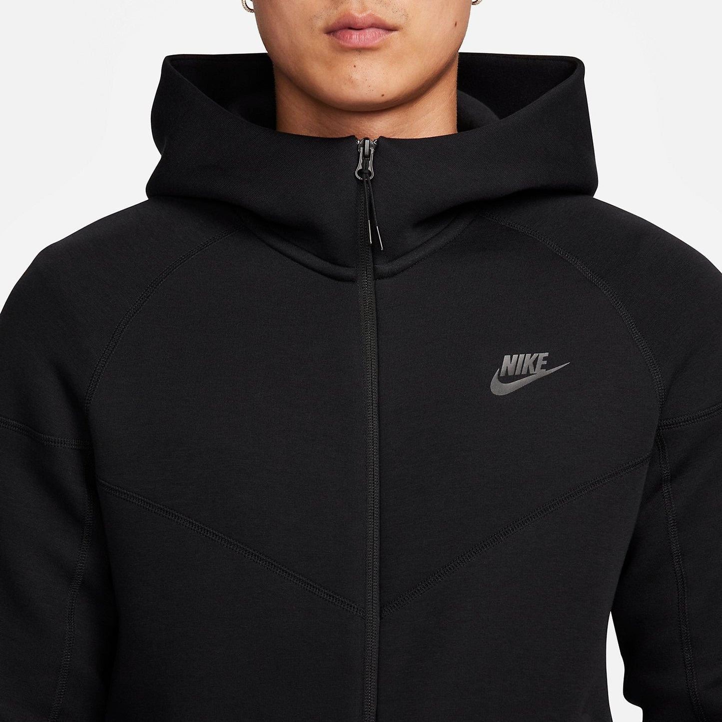 Nike Tech Fleece Full Zip Windrunner Hoodie 'Black' FB7922-010