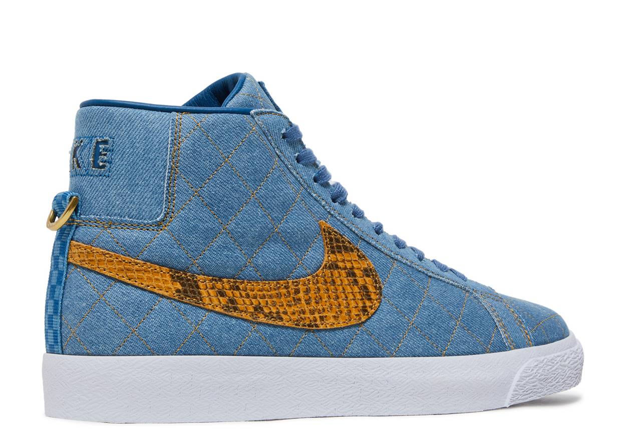 NIKE SB ZOOM BLAZER MID QS X SUPREME 'DENIM'