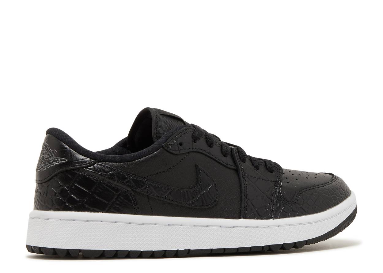 AIR JORDAN 1 LOW GOLF 'BLACK CROCODILE'