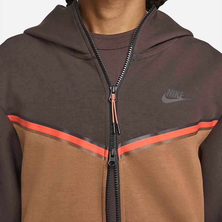 Nike Sportswear Tech Fleece Full-Zip Hoodie 'Brown Basalt' CU4489-203