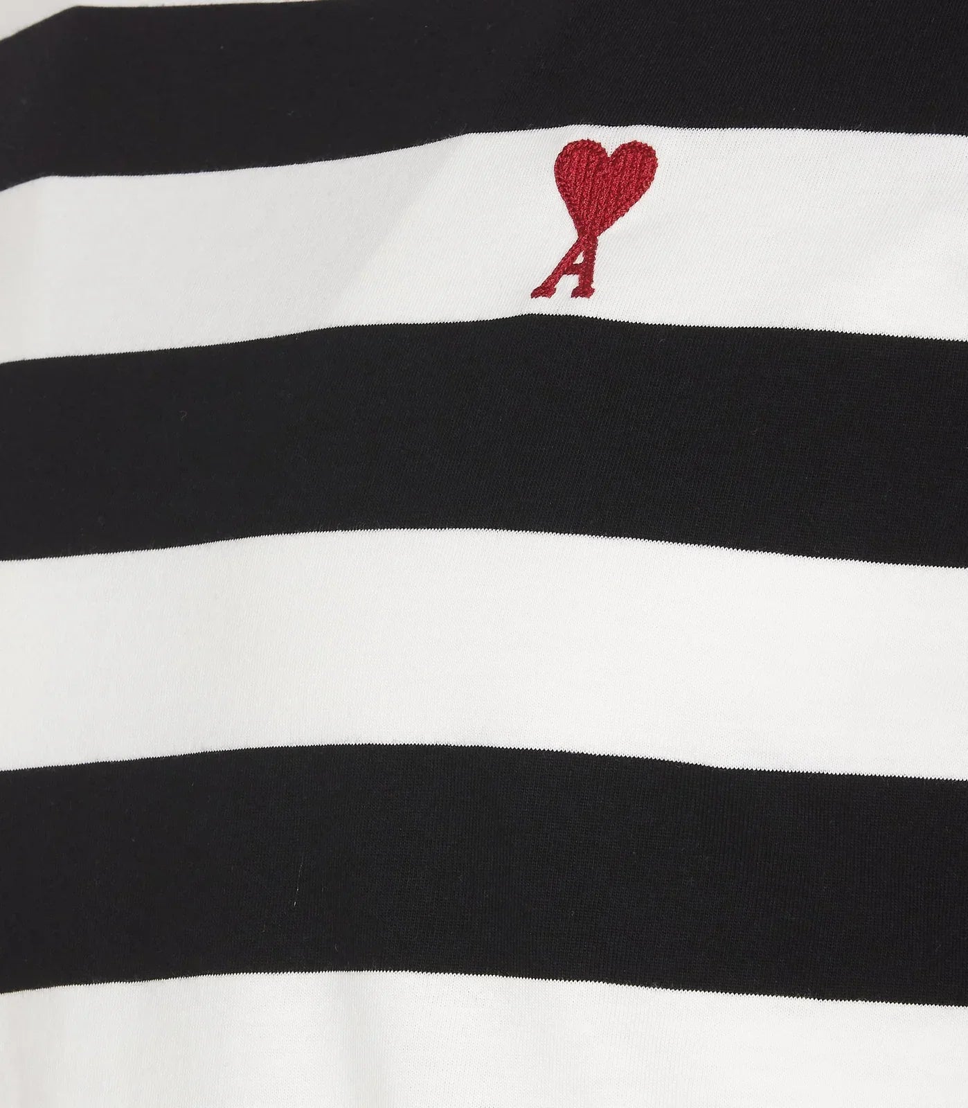 Ami Paris Striped Crewneck T-Shirt